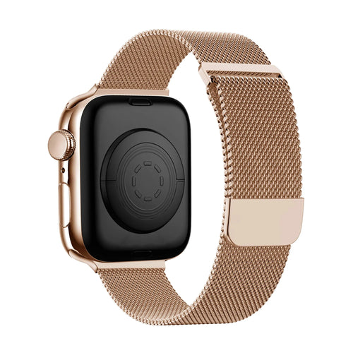 Bandz Bracelet milanais loop Apple Watch (or rose)