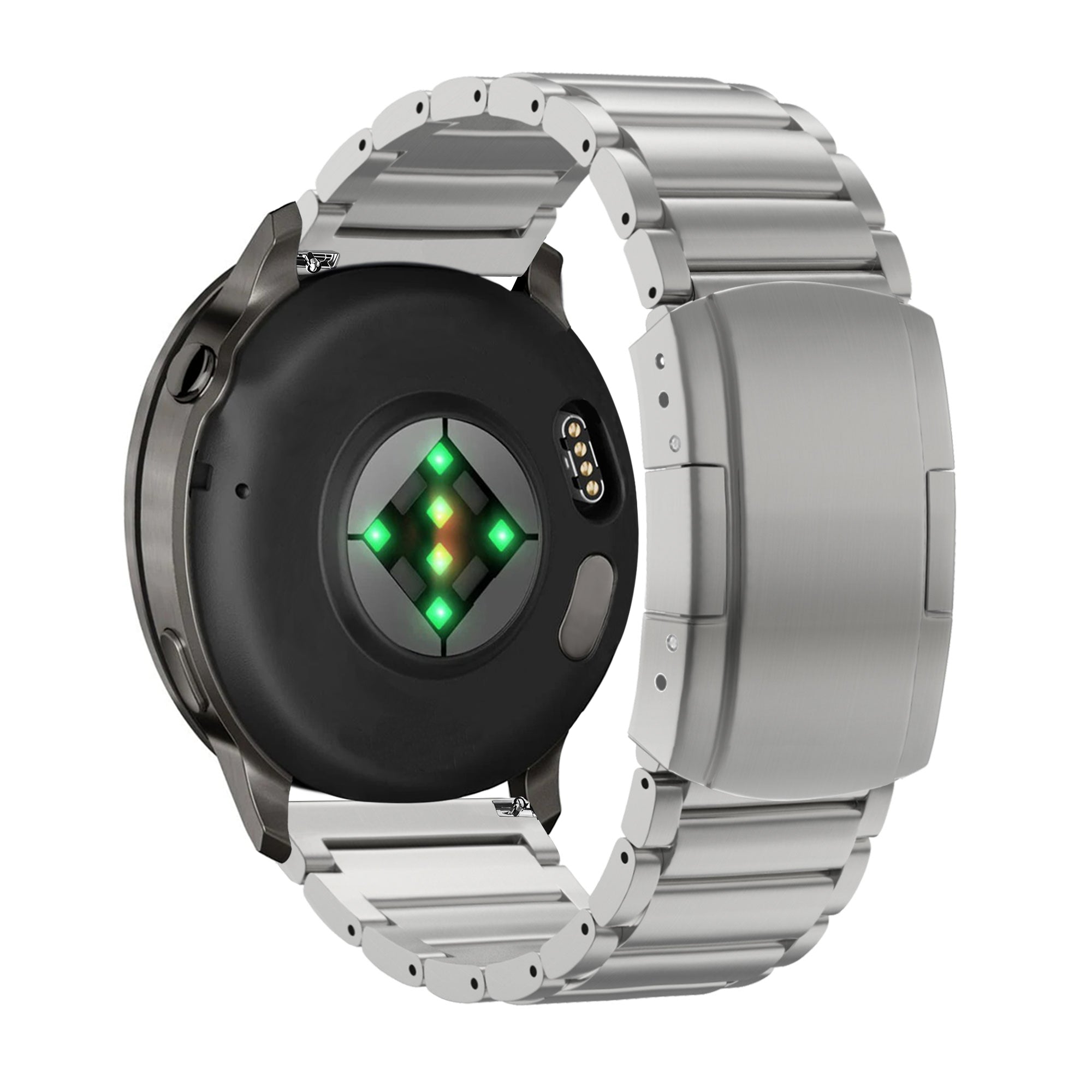 Bandz Bracelet titane Garmin Vivomove Sport (argent)