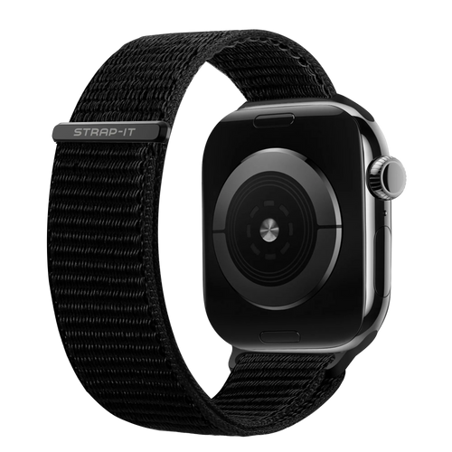 Bracelet nylon Apple Watch (noir) 