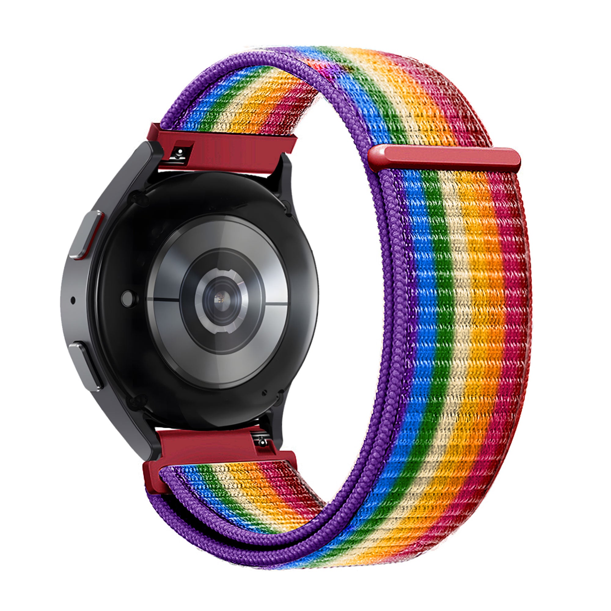 Bandz Bracelet nylon Loop Garmin Vivomove Trend (arc-en-ciel)