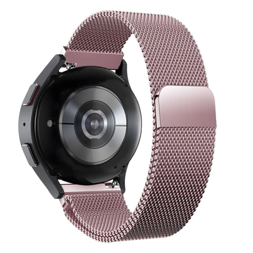 Milanese Loop Strap, on a watch, 3/4 rear view