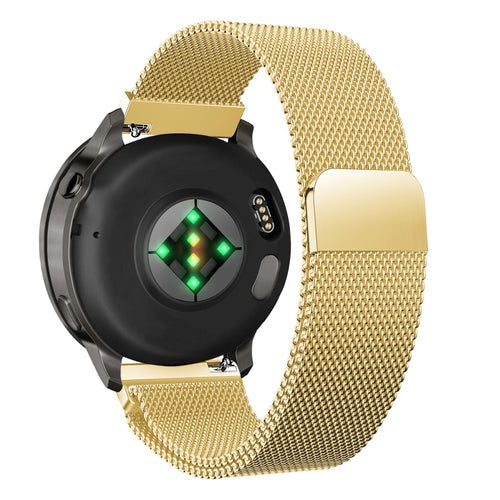 Bandz Garmin Forerunner 70 Milanese Loop Strap (Gold)