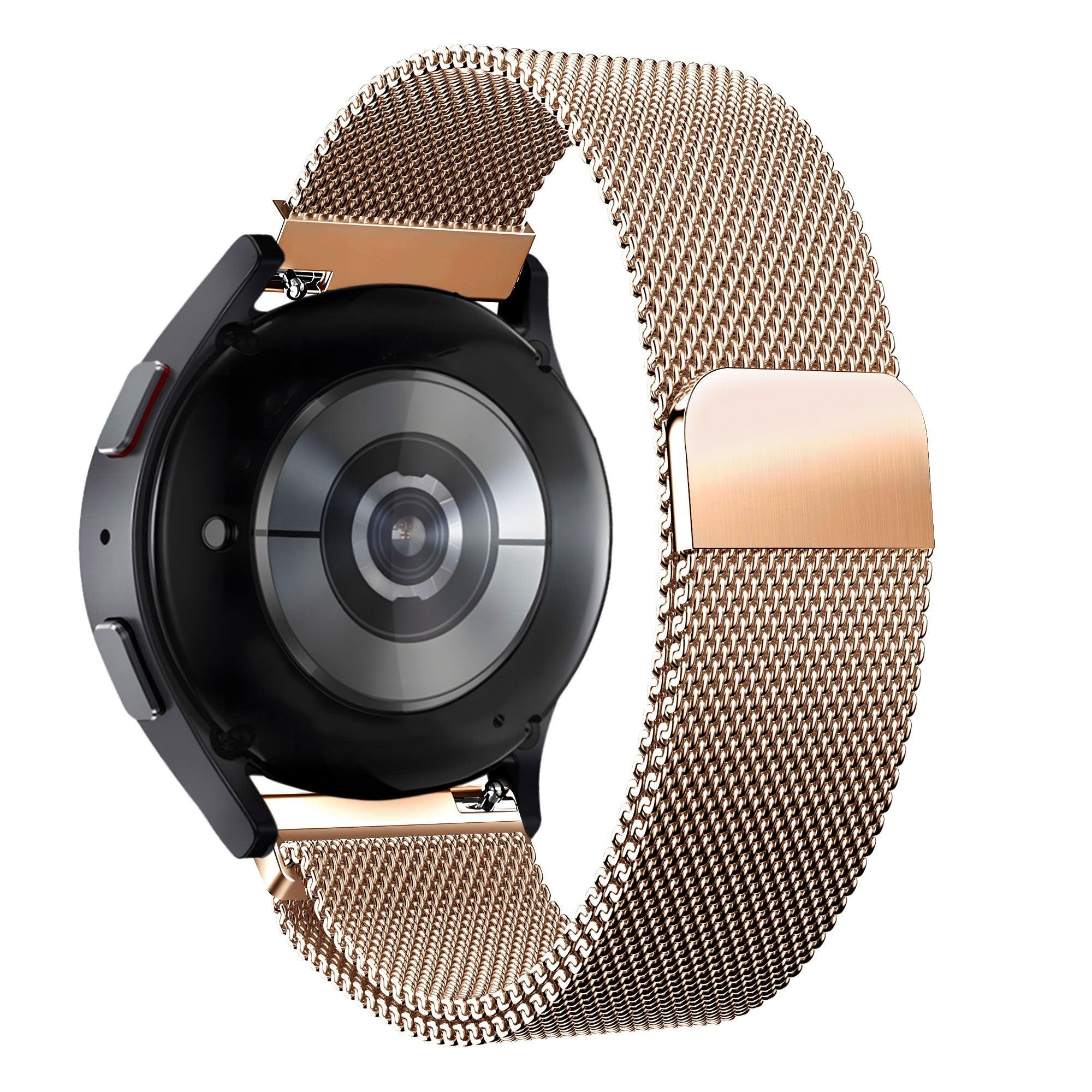Bandz Bracelet milanais Loop Garmin Vivomove Luxe (rose or)