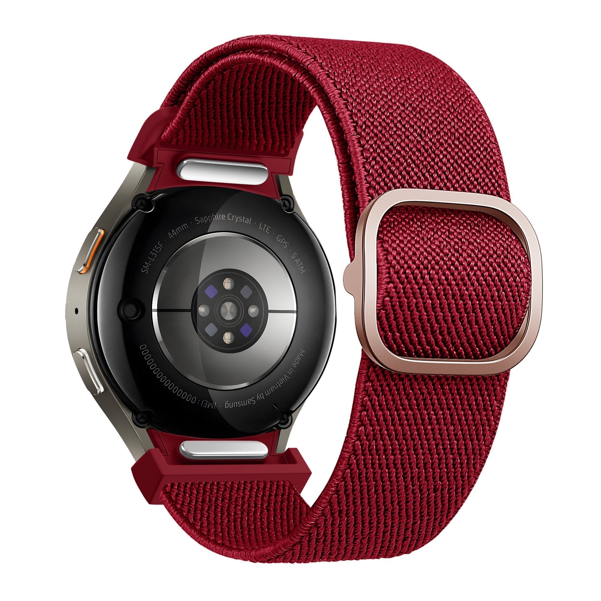 Bandz Bracelet elastique 'Easy Fit' Samsung Galaxy Watch 4 Classic 46mm (rouge)