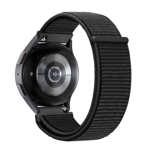 Bandz Oppo Watch X2 Nylon Loop Strap (Black)