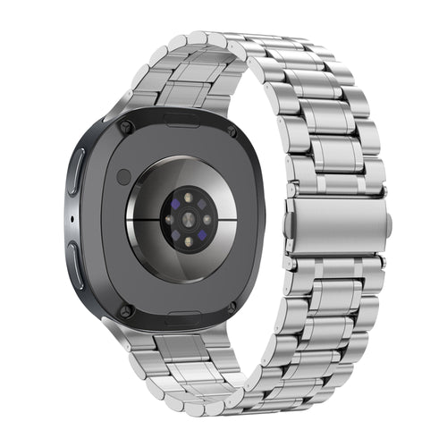 Bandz Bracelet acier 'Deluxe' Samsung Galaxy Watch 8 Classic (argent)