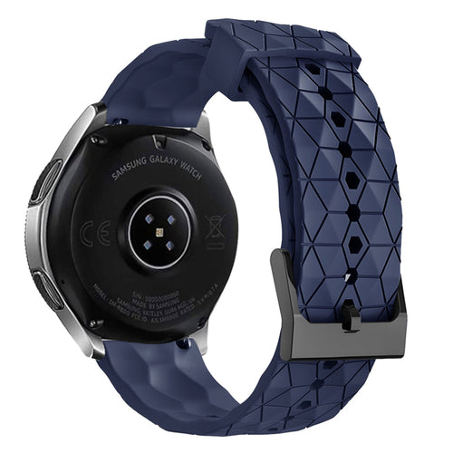 Withings Steel HR Sport Silicone Hexa Strap (Dark Blue)