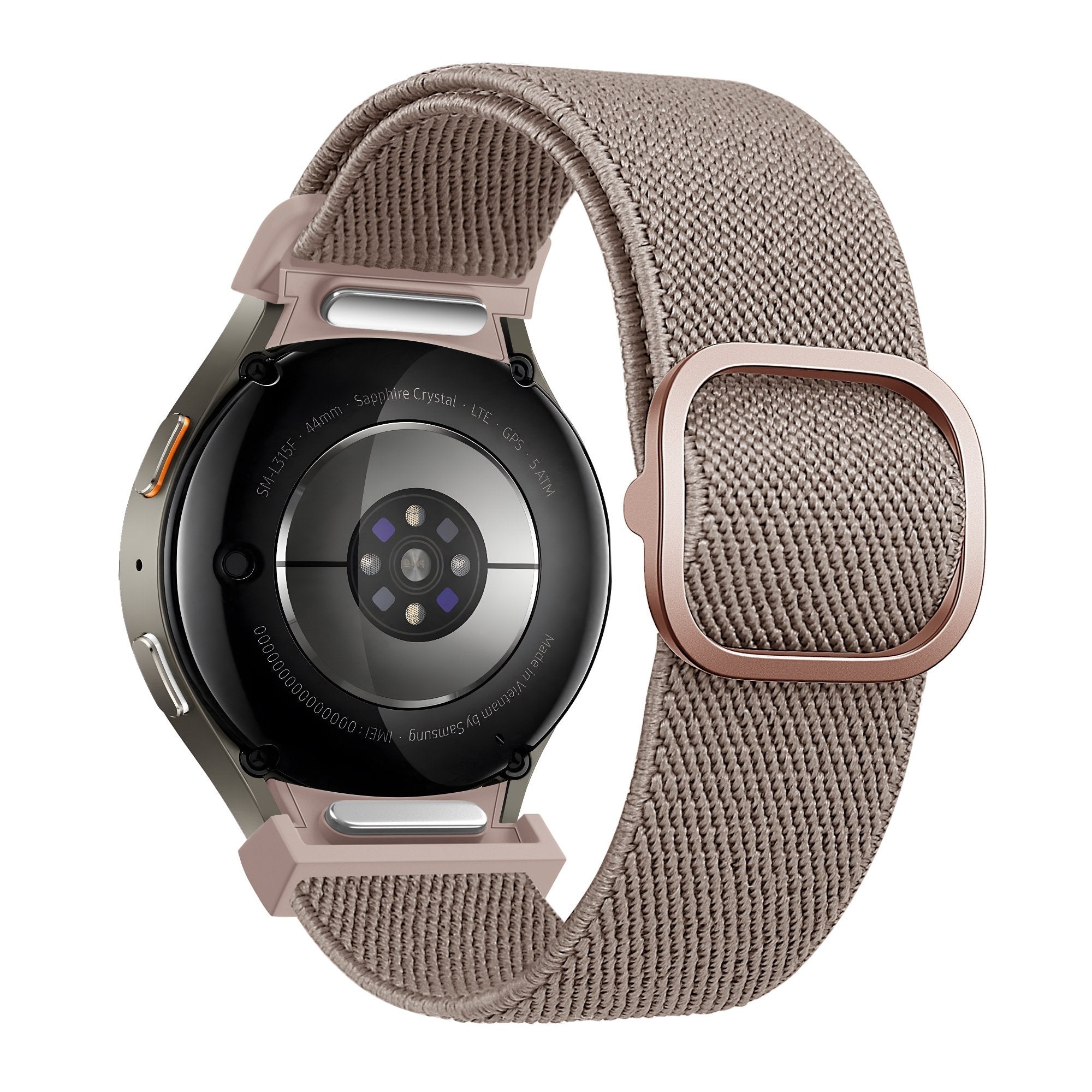 Bandz Samsung Galaxy Watch 7 - 40mm Elastic Strap 'Easy Fit' (Milk Tea)
