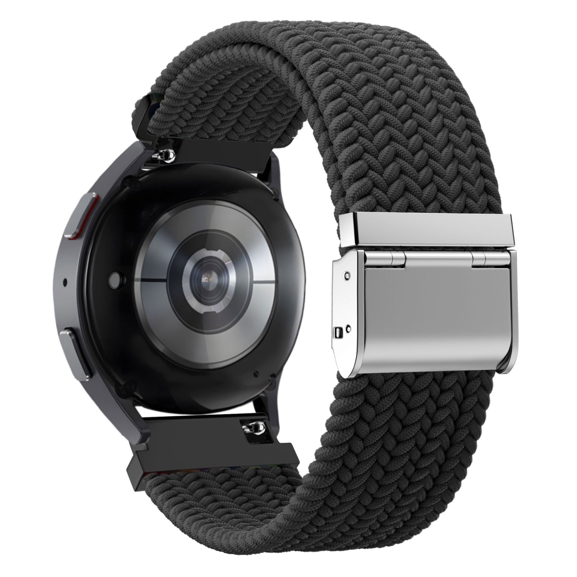 Bandz Realme Watch S (Pro) Woven Nylon Band (Black)