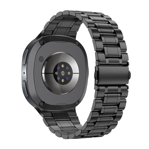 Bandz Samsung Galaxy Watch 9 - 40mm Steel Strap 'Deluxe' (Black)