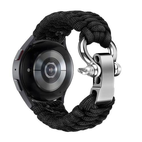 Honor Watch GS 4 Nylon Rope Strap (Black)