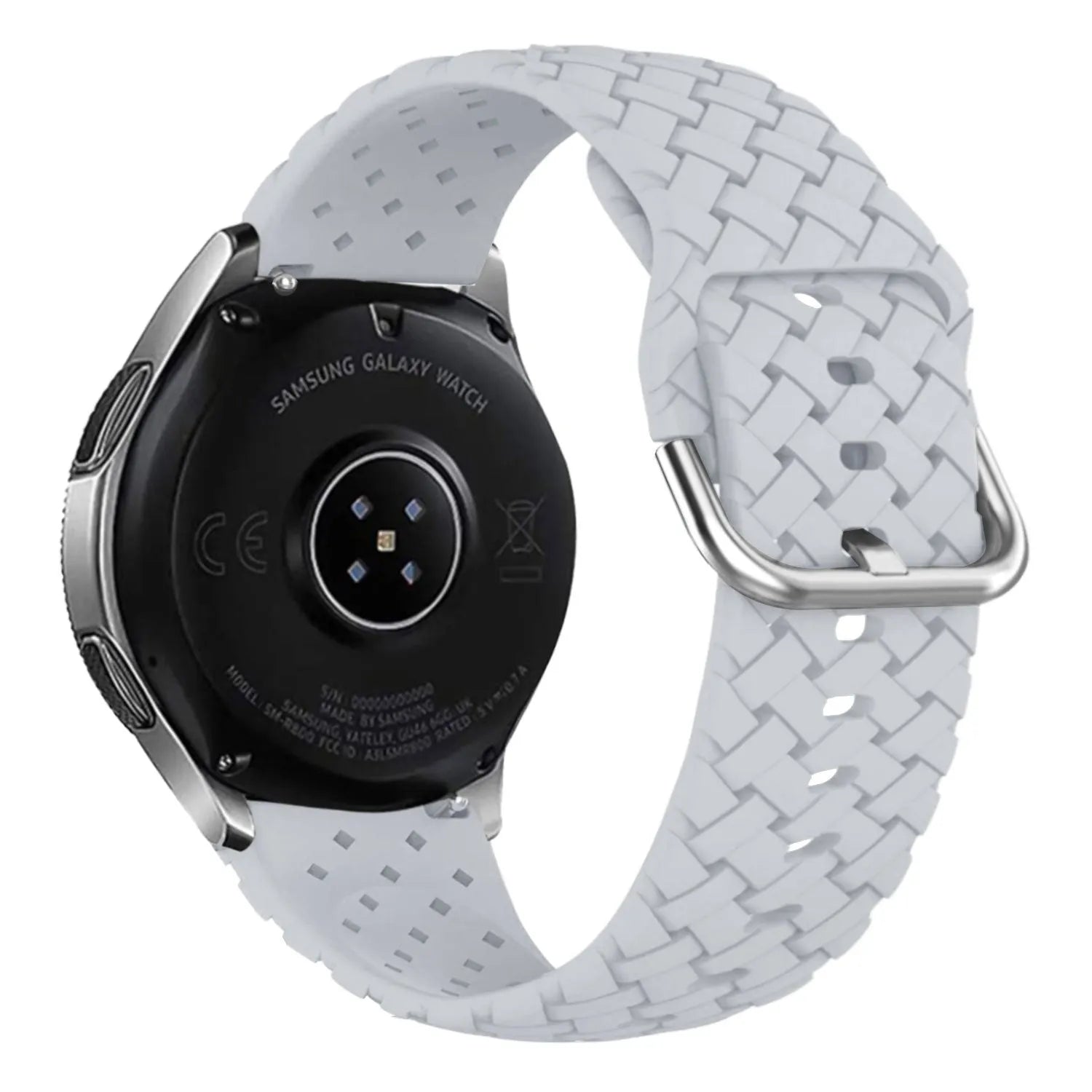 Bracelet silicone tressé Amazfit GTR Mini (gris)