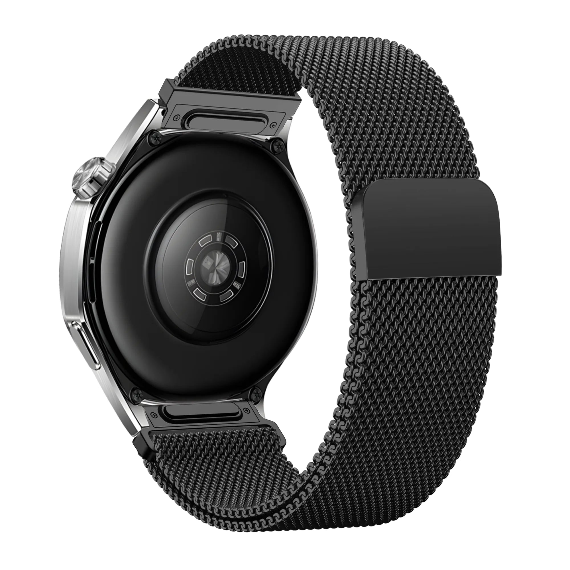 Bandz Bracelet milanais 'One Push' Polar Vantage V3 (noir)