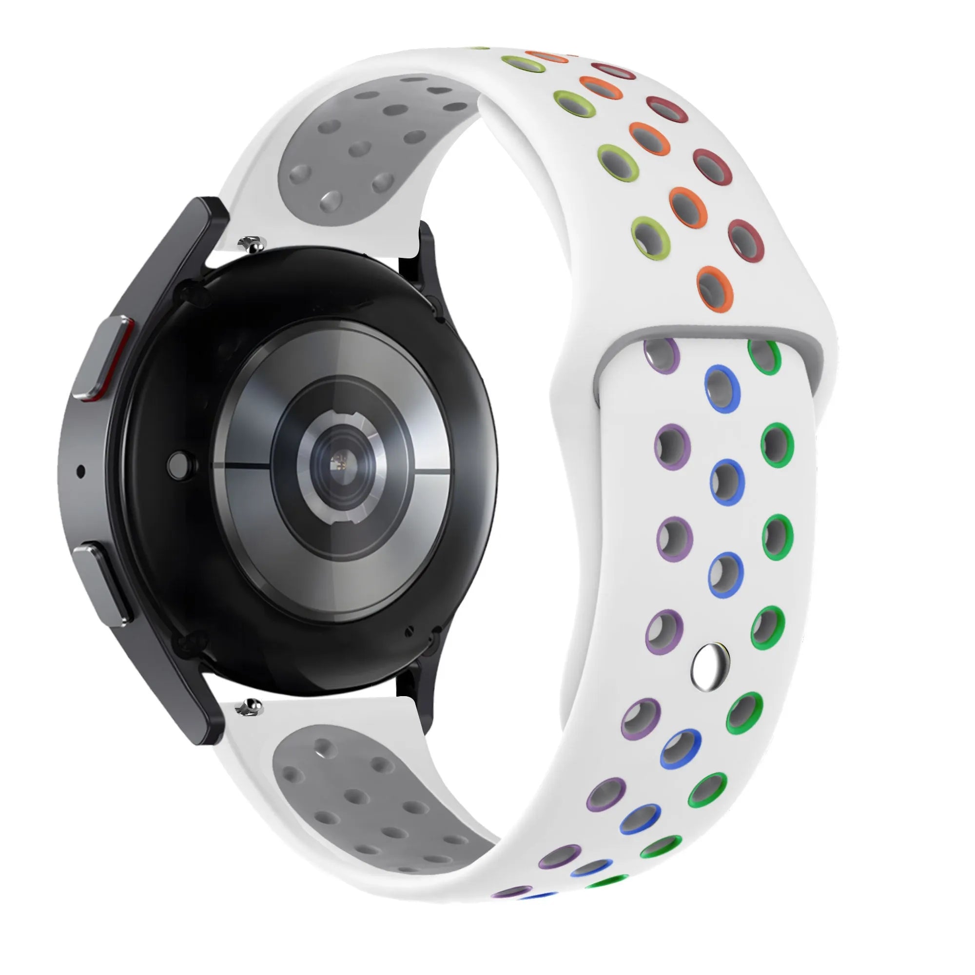 Bandz Actyve Smartwatch 20mm Sport Strap 'Deluxe' (White/Colourful)
