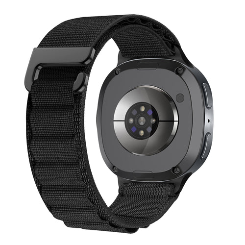 Samsung Galaxy Watch 9 - 40mm Alpine Nylon Strap (Black/Orange)
