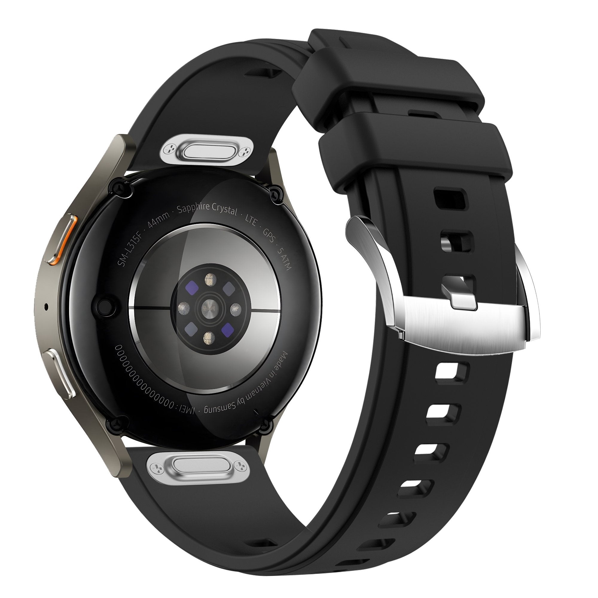 Bandz Bracelet silicone 'Easy Fit' Huawei Watch GT 5 - 46mm (noir)