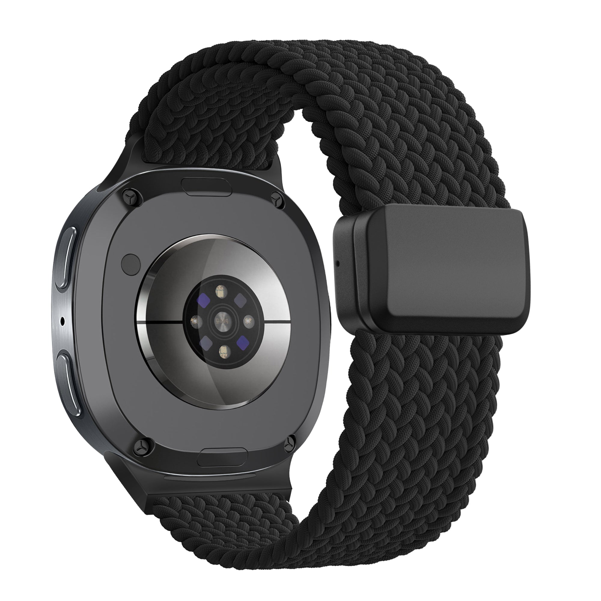 Bandz Samsung Galaxy Watch 9 - 44mm Magnetic Braided Strap (Black)