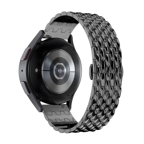 Bandz Bracelet acier 'Dragon' Coros Pace 2 (noir)