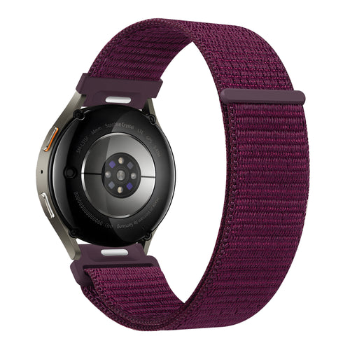 Bandz Bracelet nylon 'Easy Fit' Samsung Galaxy Watch 7 - 44mm (prune)