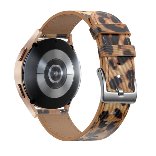 xoxo Wildhearts Bracelet cuir Samsung Galaxy Watch 7 - 40mm (léopard)