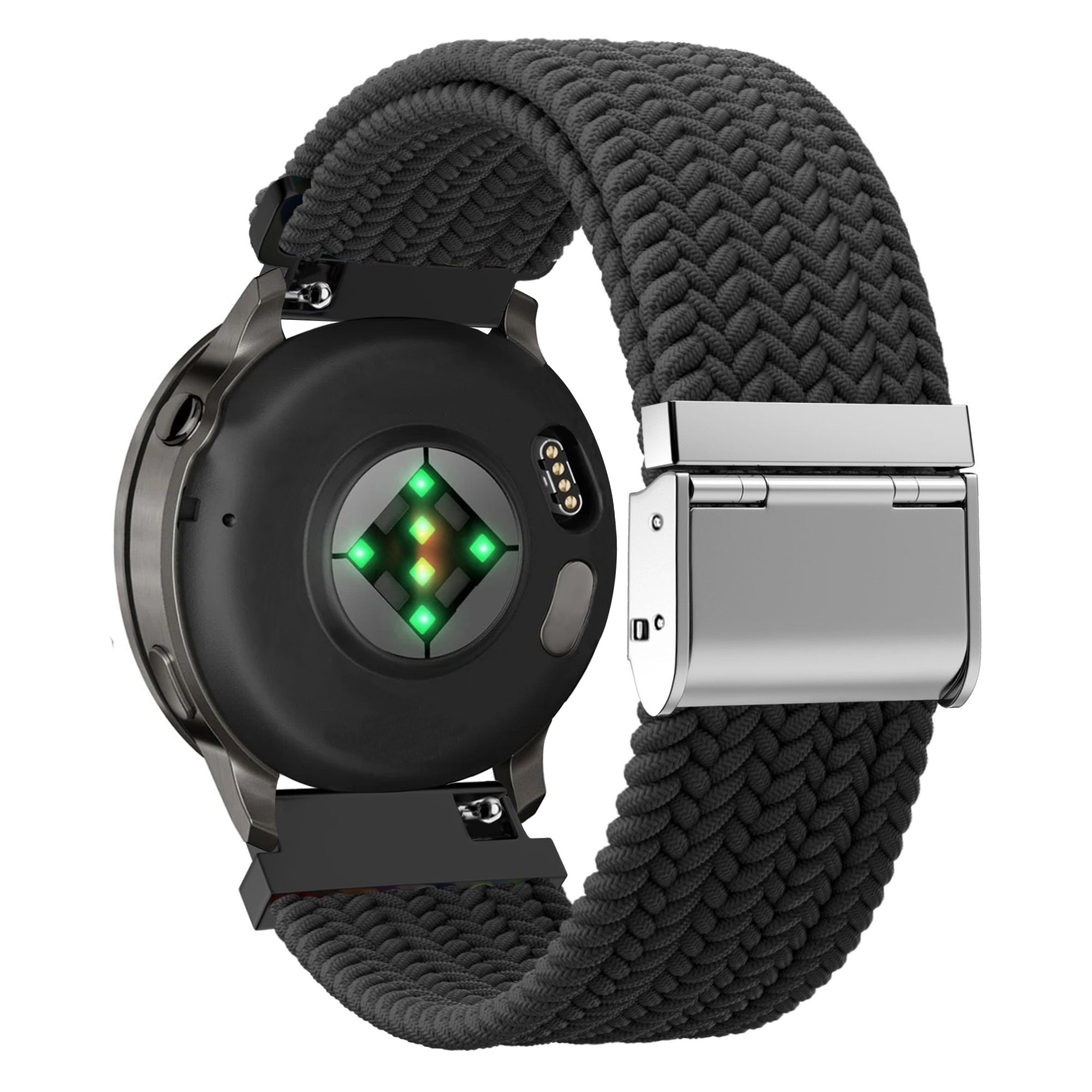 Bandz Bracelet nylon tissé Garmin Forerunner 70 (noir)
