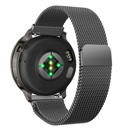 Bandz Bracelet milanais 'Loop' Garmin Forerunner 70 (noir)