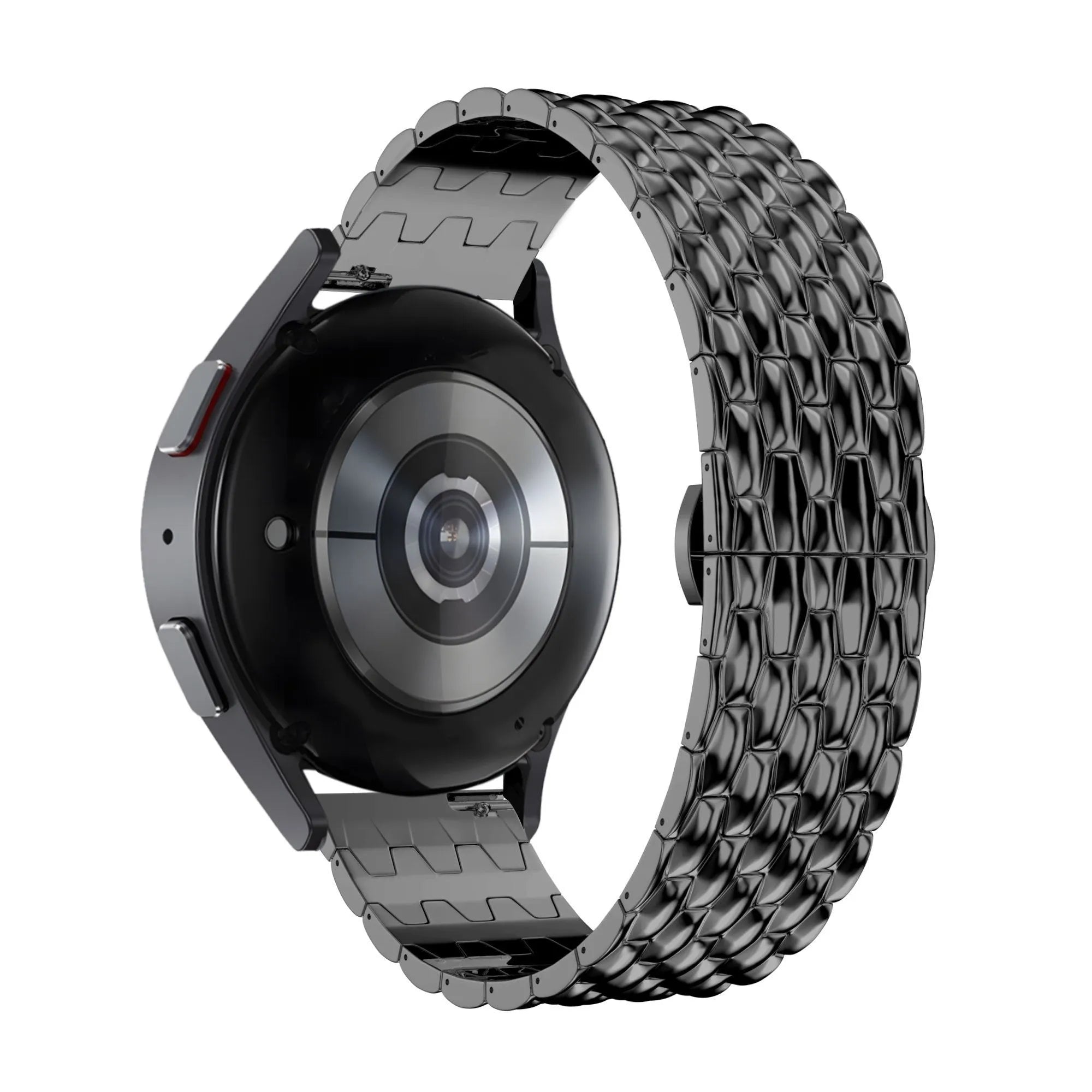Bandz Suunto Run Steel Strap 'Dragon' (Black)