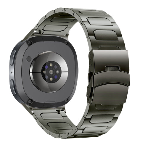 Bandz Samsung Galaxy Watch 8 Classic Titanium Strap 'Deluxe' (Graphite)
