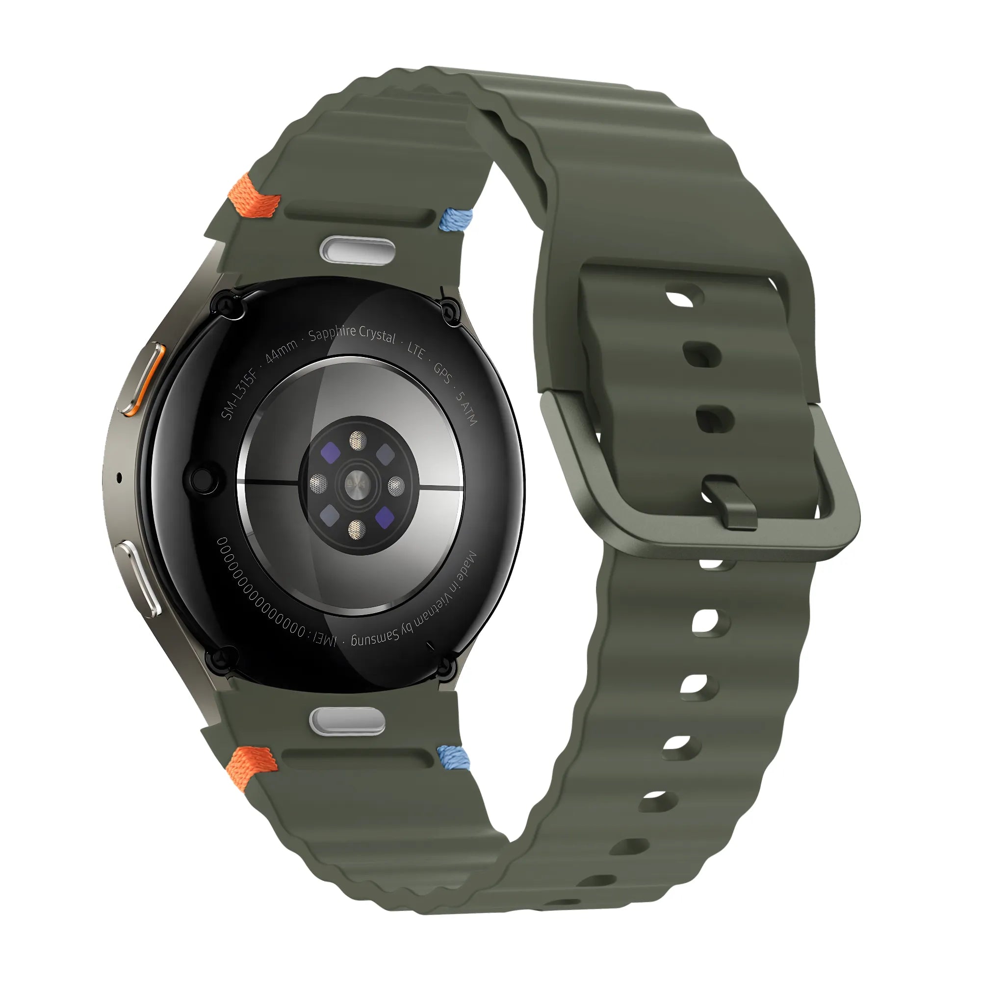 Bandz Samsung Galaxy Watch FE Wave Strap 'Easy Fit' (Green)