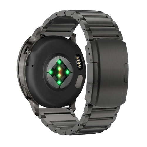 Bandz Garmin Forerunner 70 Titanium Link Strap (Black)