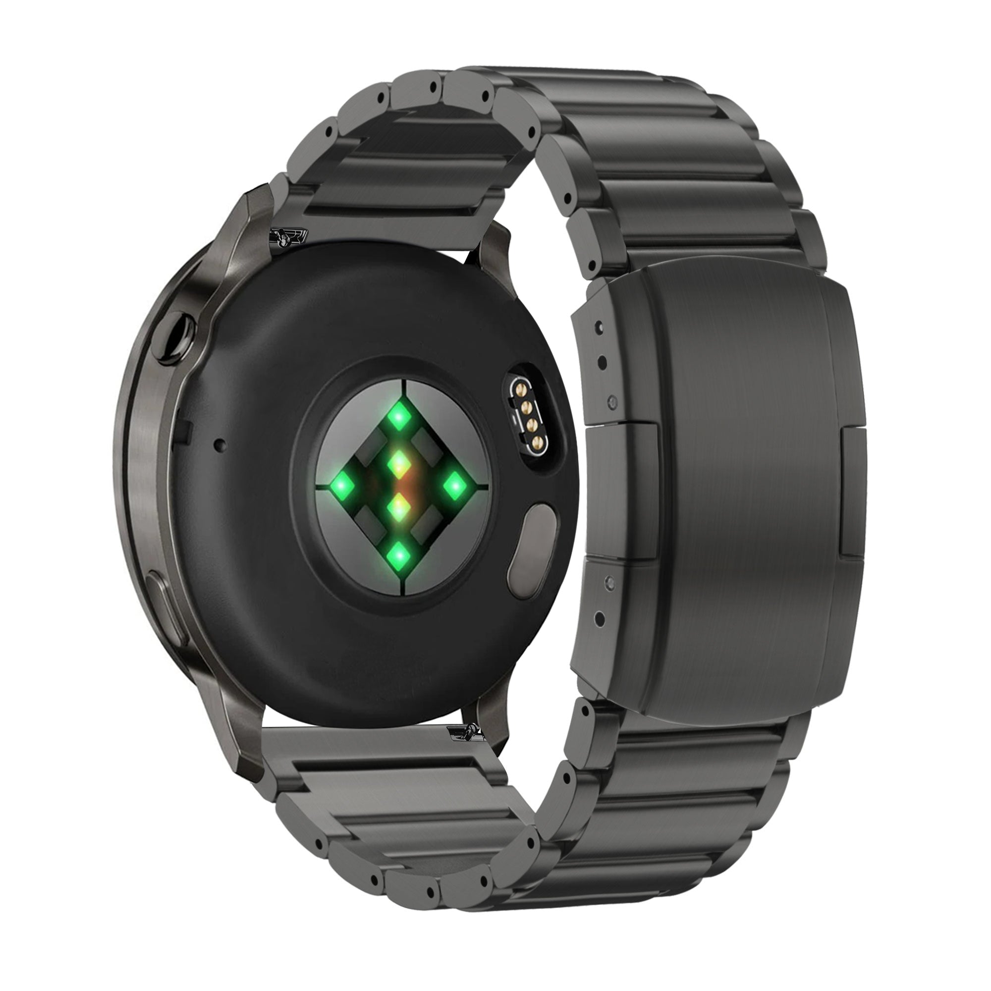 Bandz Bracelet titane Garmin Vivomove Trend (noir)