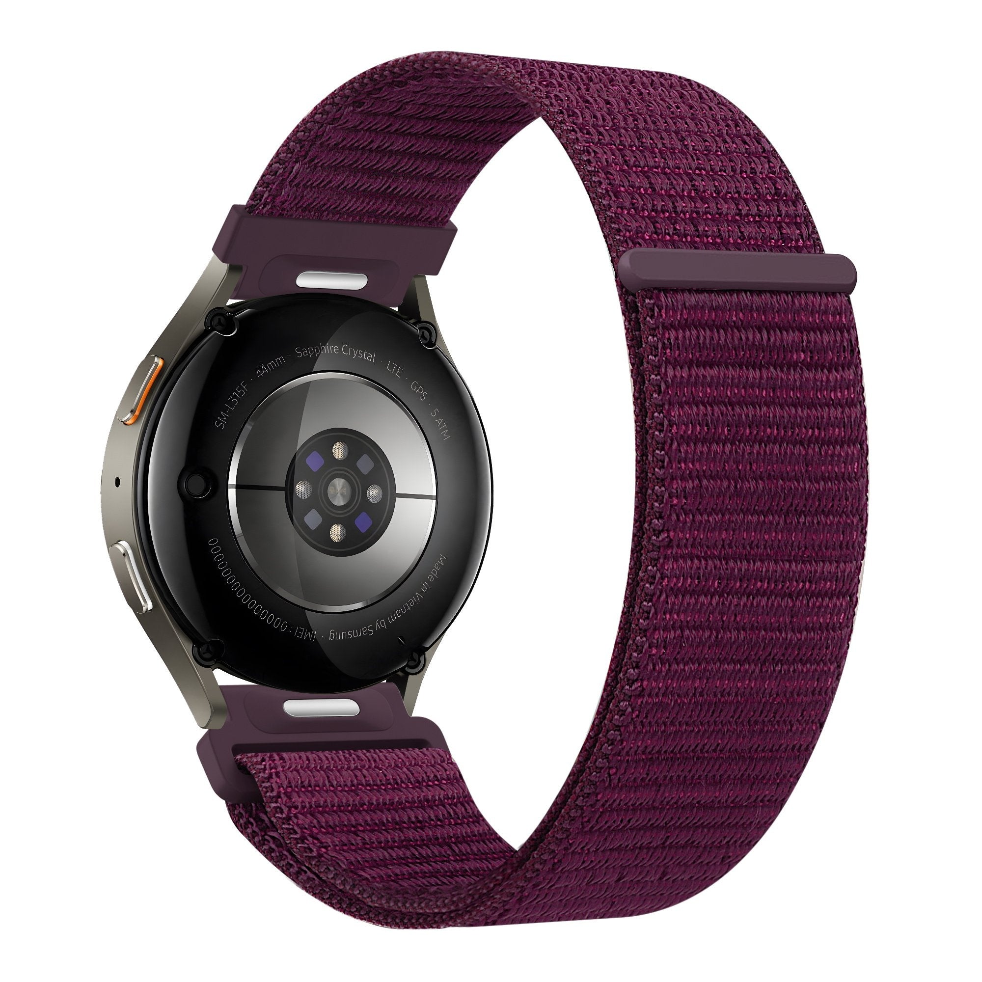 Bandz Bracelet nylon 'Easy Fit' Huawei Watch GT 5 - 41mm (prune)