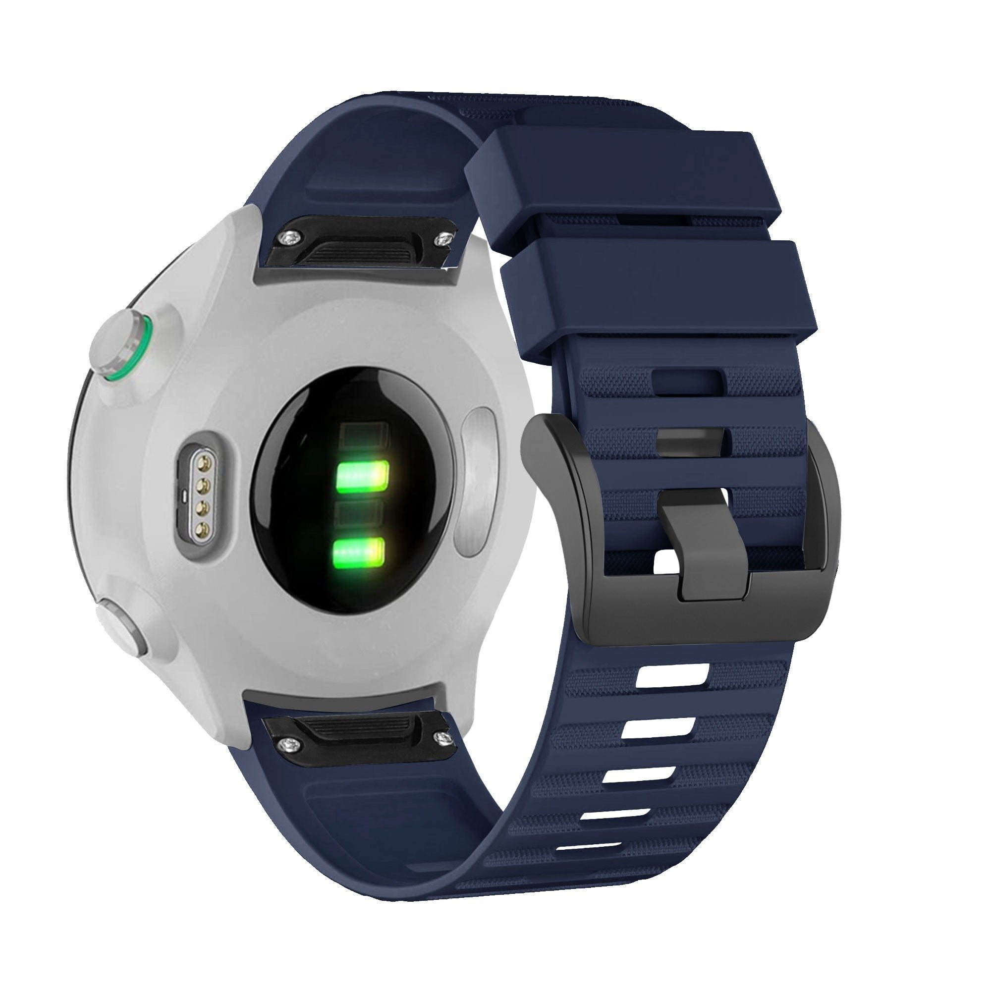 Bracelet silicone avec boucle Garmin Fenix 8 Pro - 47mm (bleu foncé)
