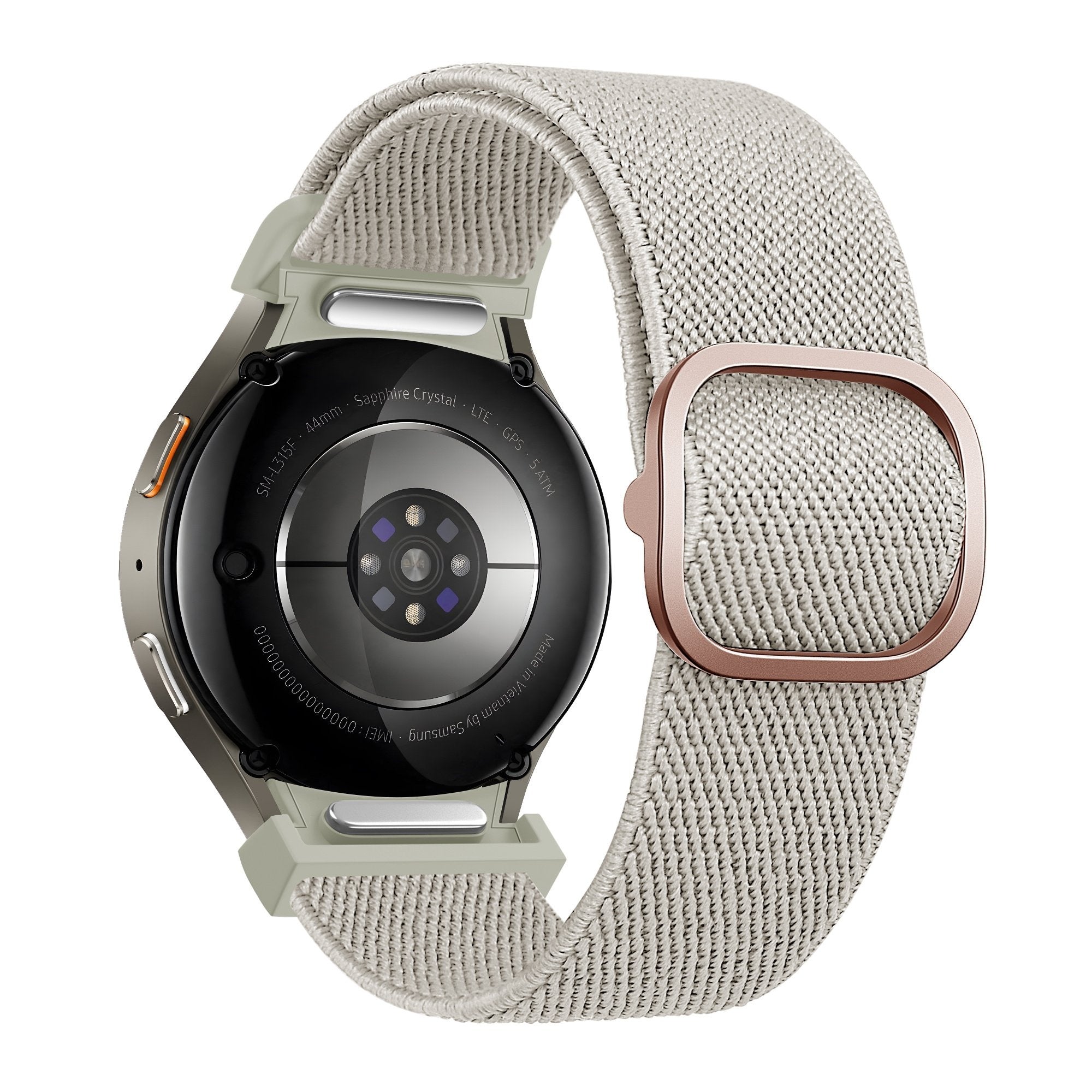 Bandz Bracelet elastique 'Easy Fit' Samsung Galaxy Watch 7 - 40mm (beige)