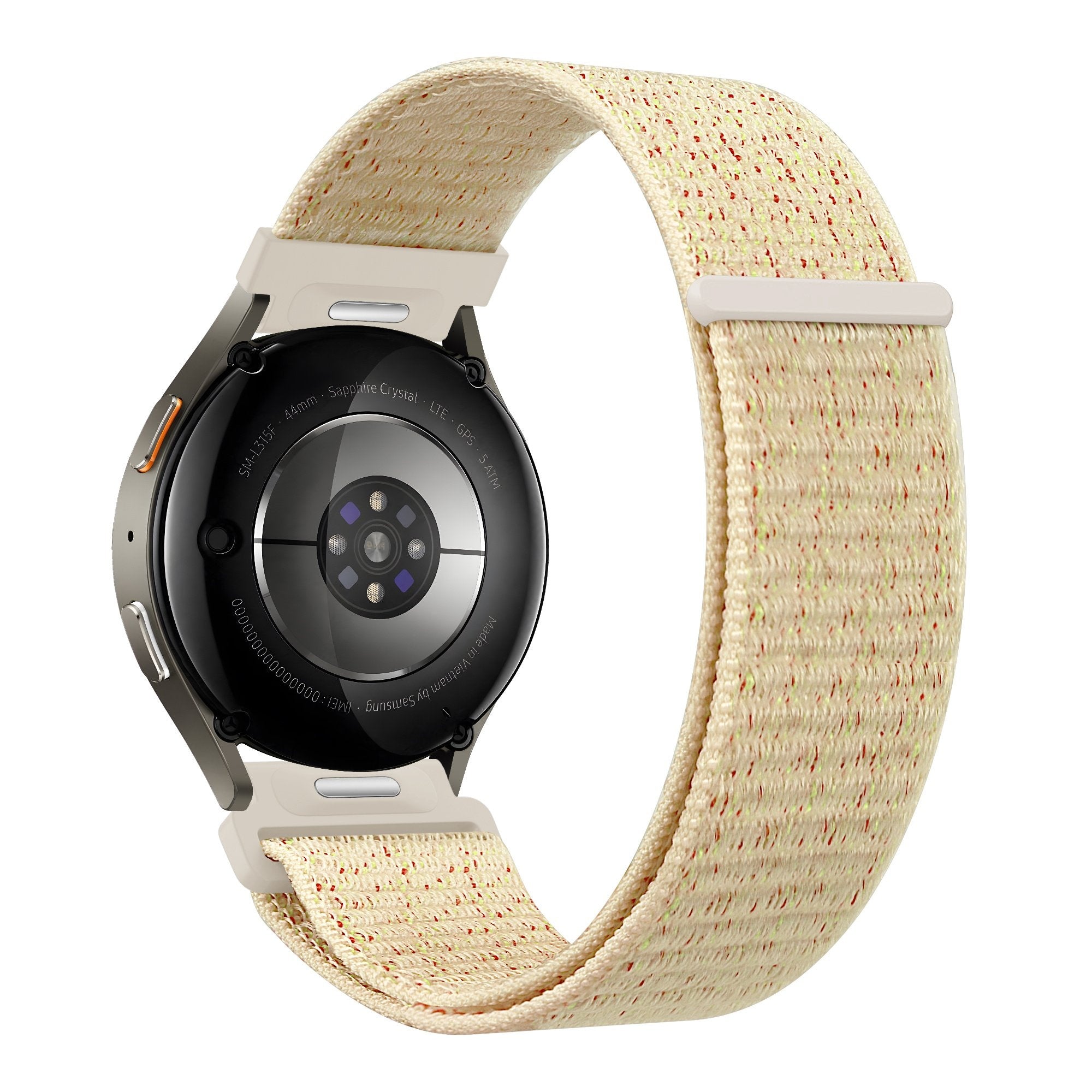 Bandz Bracelet nylon 'Easy Fit' Samsung Galaxy Watch Active (fleur)