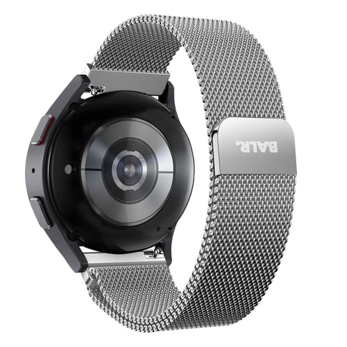 BALR Samsung Galaxy Watch Active Milanese Strap (Silver)