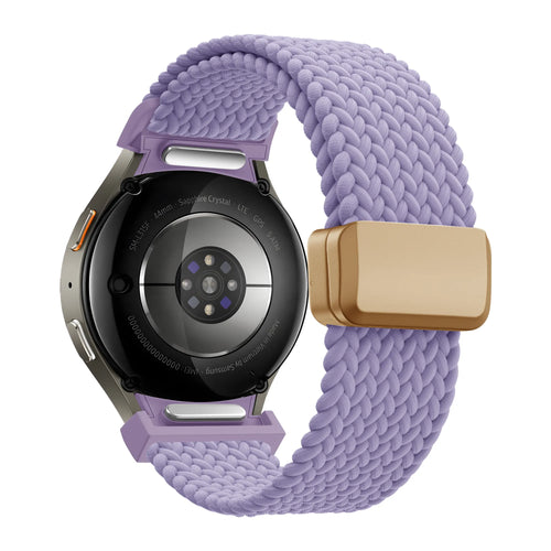Bandz Bracelet trensé 'Easy Fit' Samsung Galaxy Watch 5 - 40mm (lila)
