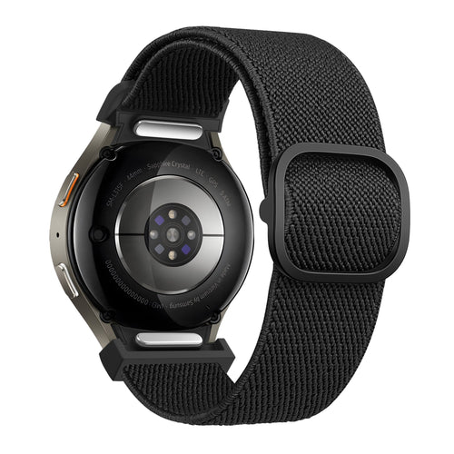 Bandz Samsung Galaxy Watch 6 Classic - 47mm Elastic Strap 'Easy Fit' (Black)