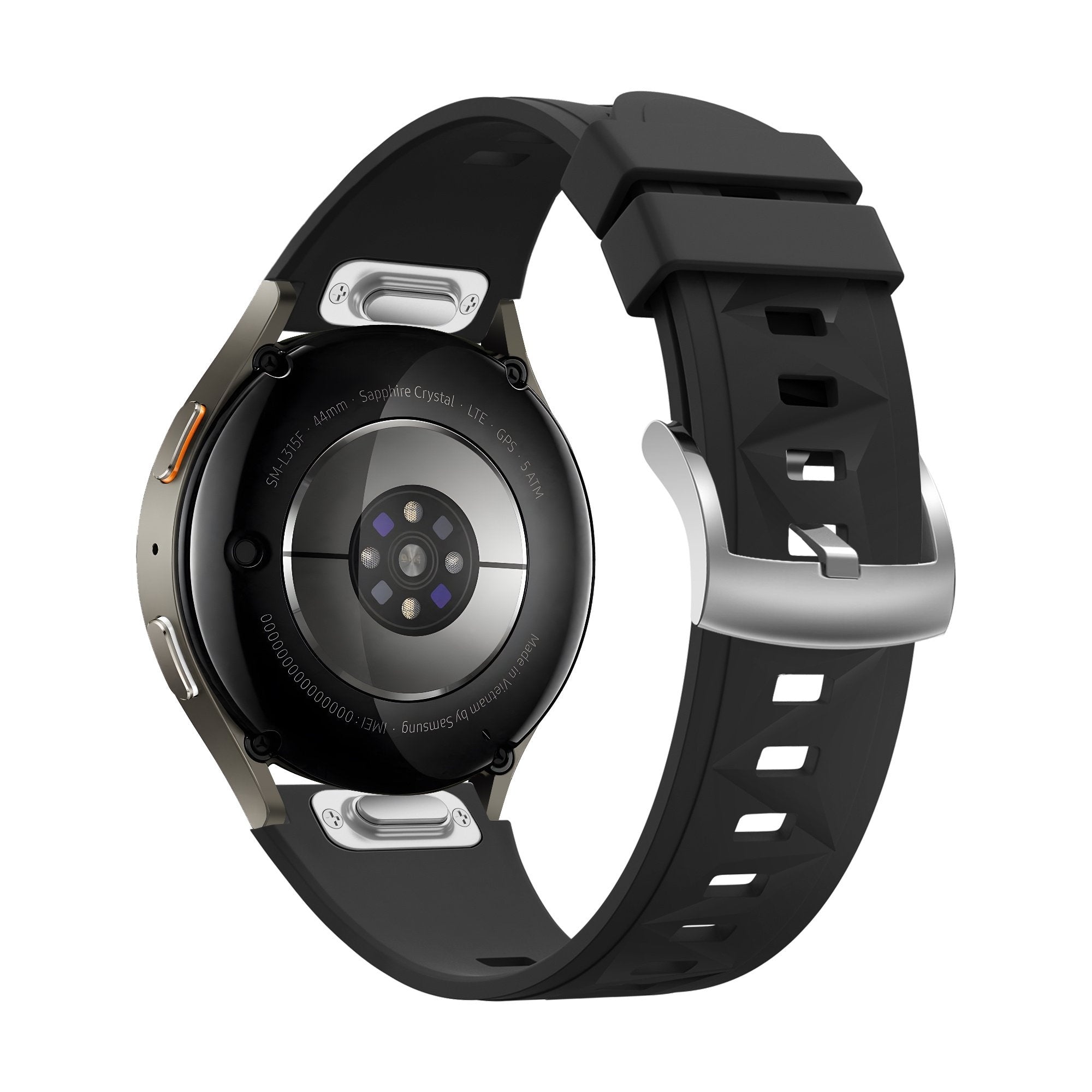 Bandz Bracelet silicone 'Easy Fit' Withings ScanWatch 2 - 38mm (noir)