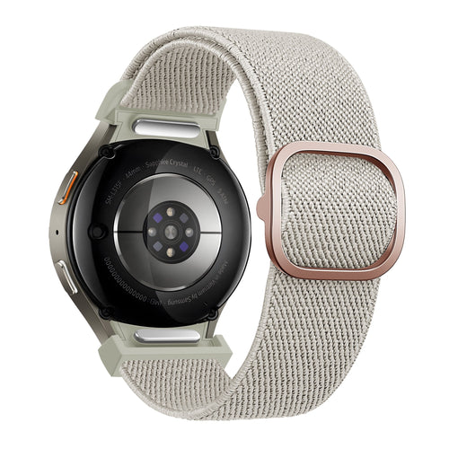 Bandz Bracelet elastique 'Easy Fit' Samsung Galaxy Watch 6 Classic - 43mm (beige)