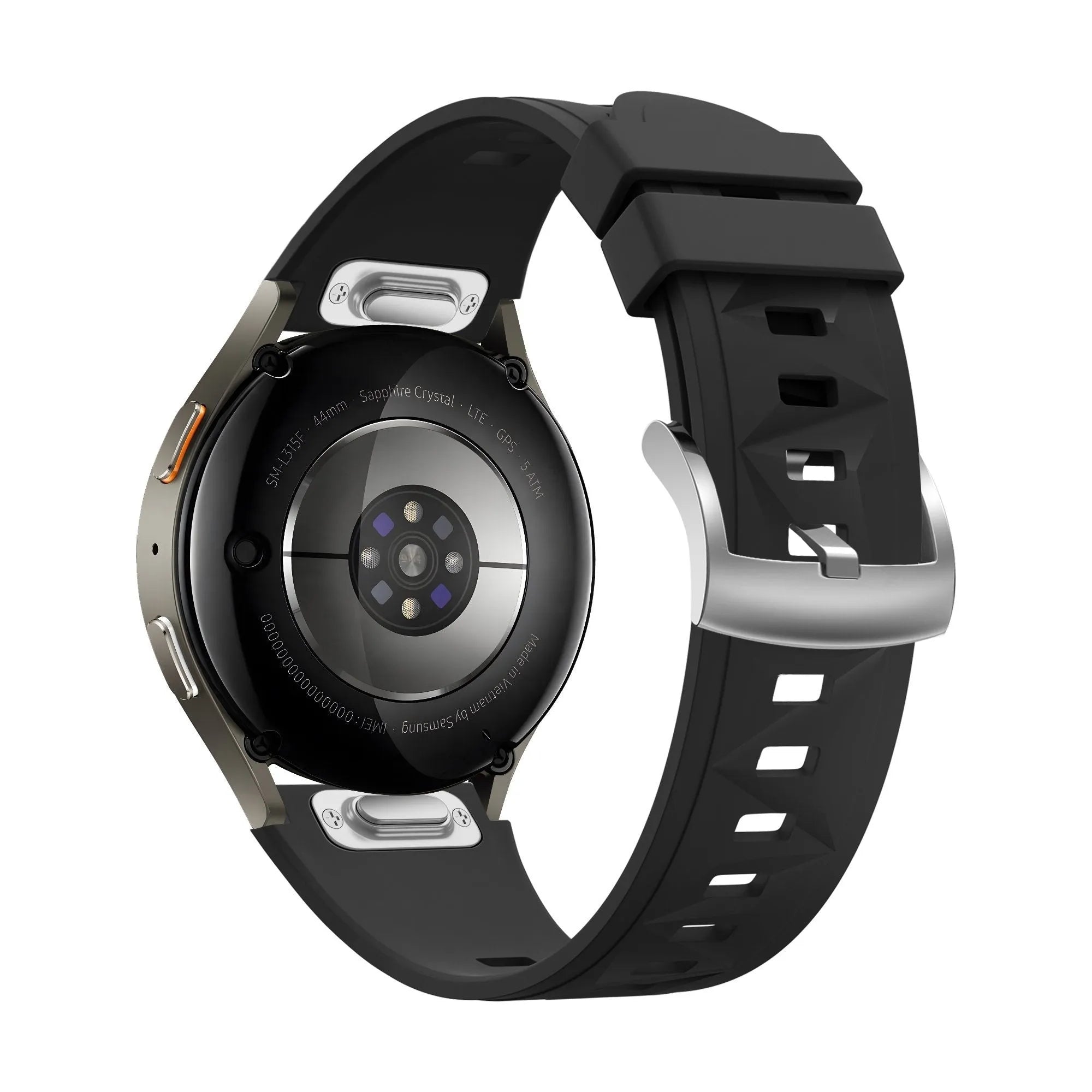 Bandz Bracelet silicone 'Easy Fit' OnePlus Watch 3 - 43mm (noir)