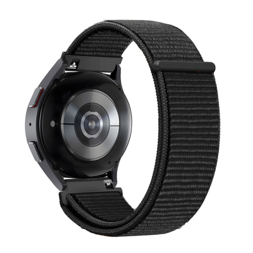 Bandz Garmin Vivomove Trend Nylon Loop Strap (Black)