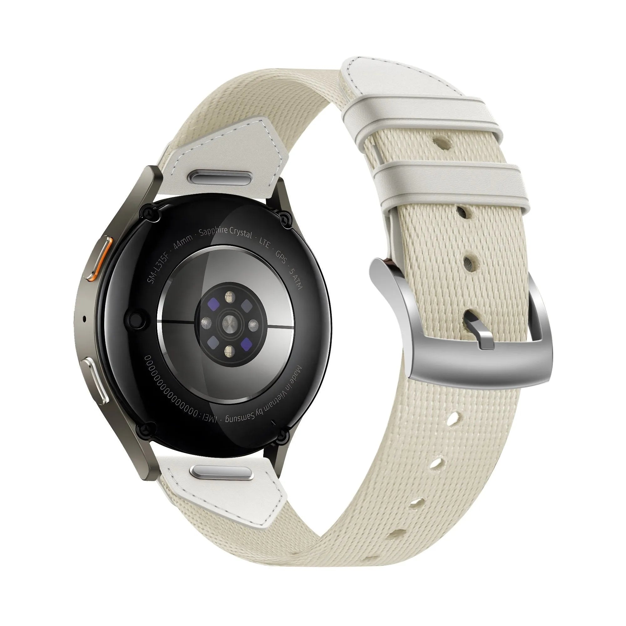 Bandz Bracelet cuir hybride 'Easy Fit' Oppo Watch X2 Mini (lumière stellaire)