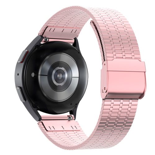 Bandz Garmin Vivomove 3 Adjustable Steel Strap (Pink)