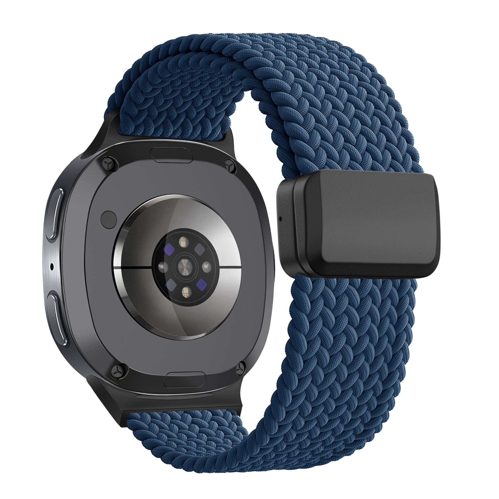 Bandz Bracelet tissé magnétique Samsung Galaxy Watch 8 - 44mm (bleu foncé)