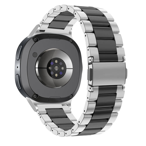 Bandz Samsung Galaxy Watch 9 - 40mm Steel Strap 'Classic' (Silver/Black)