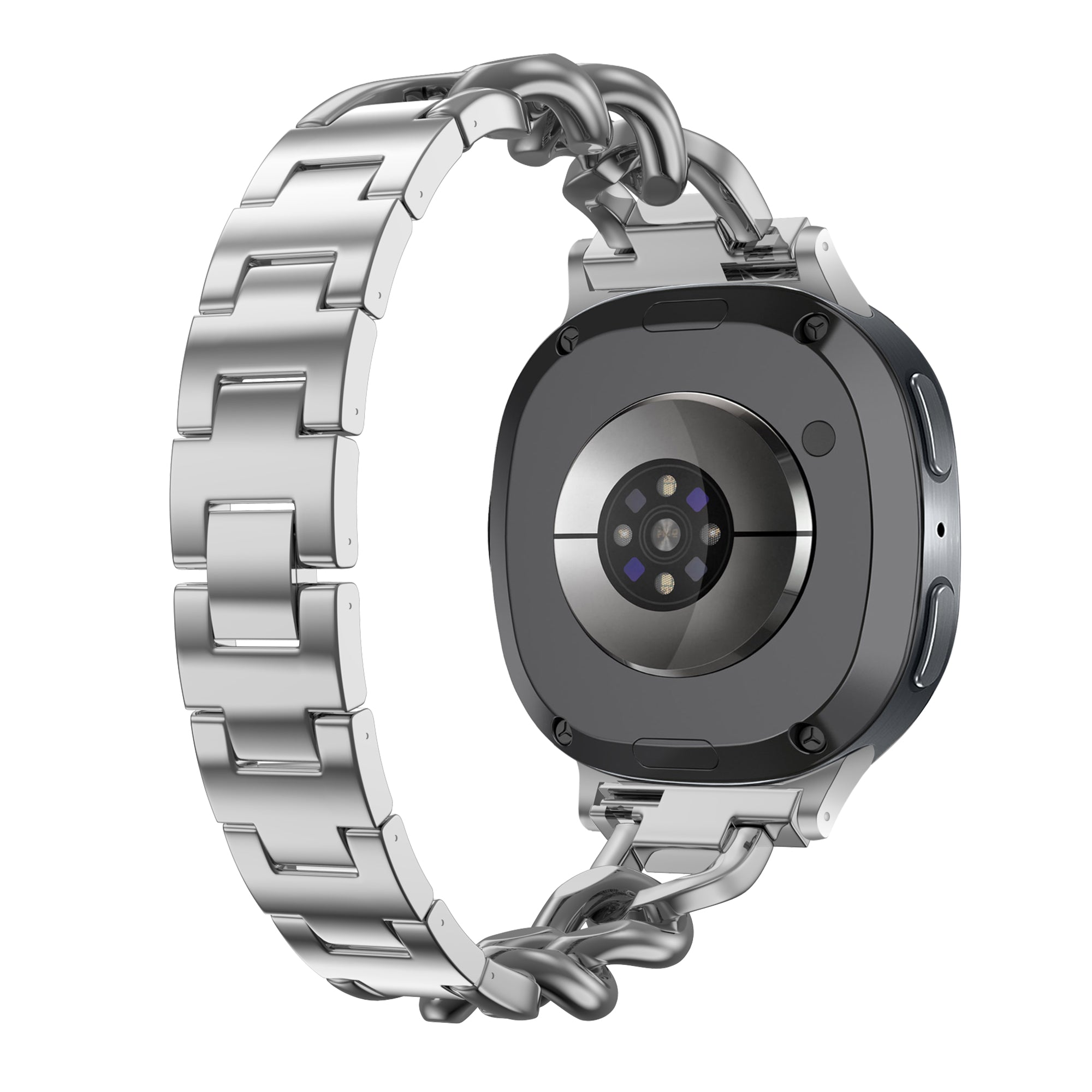 Samsung Galaxy Watch 8 - 40mm Steel Chain Strap (Silver)