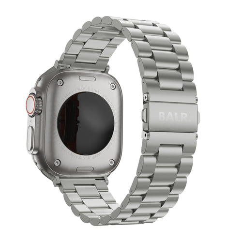 Titanium Strap, on a watch, 3/4 rear view