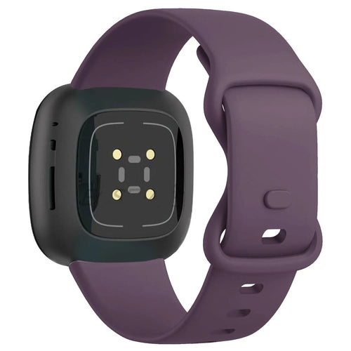 Silicone Strap 'Classic', on a watch, 3/4 rear view