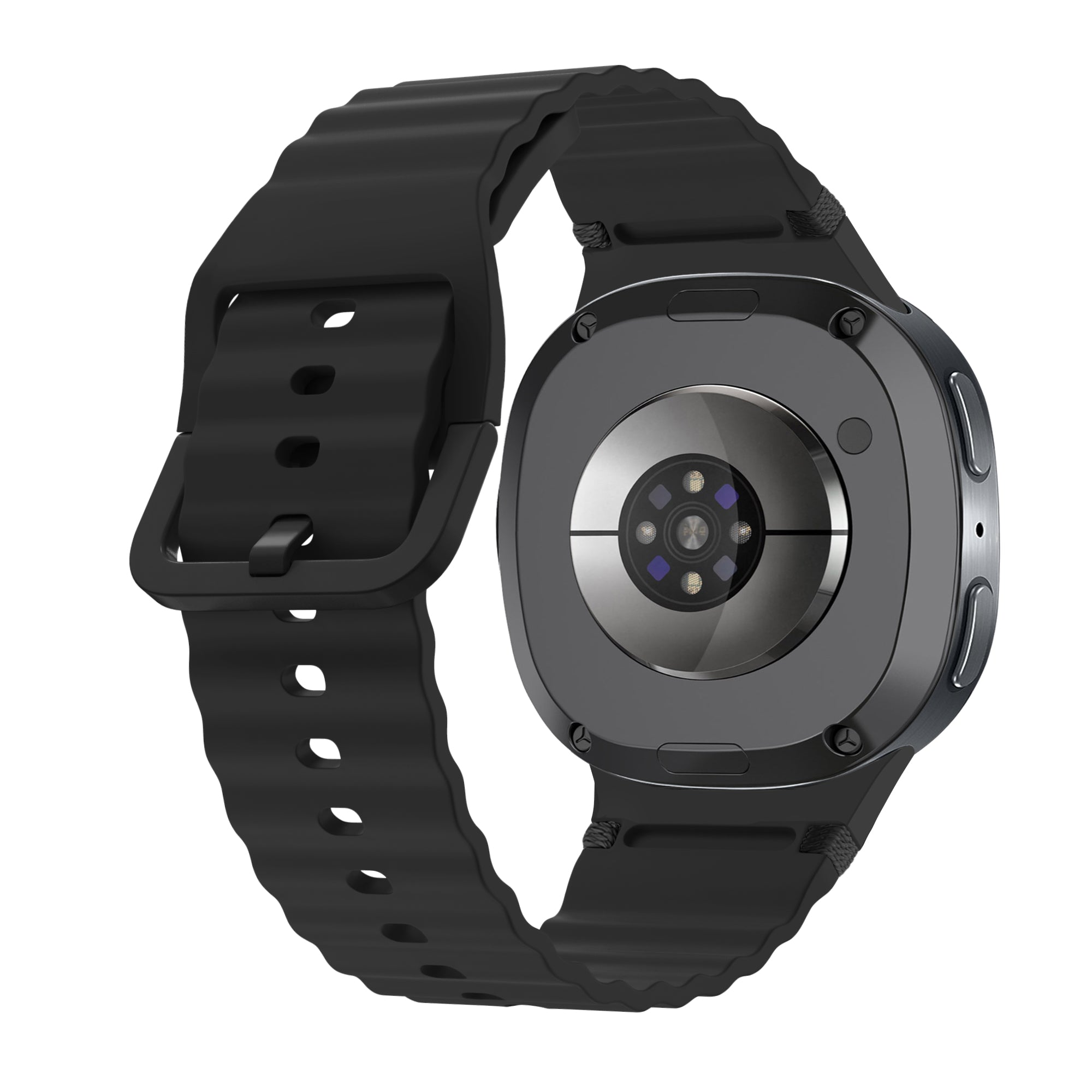 Bracelet silicone Wave Samsung Galaxy Watch 8 - 44mm (noir)